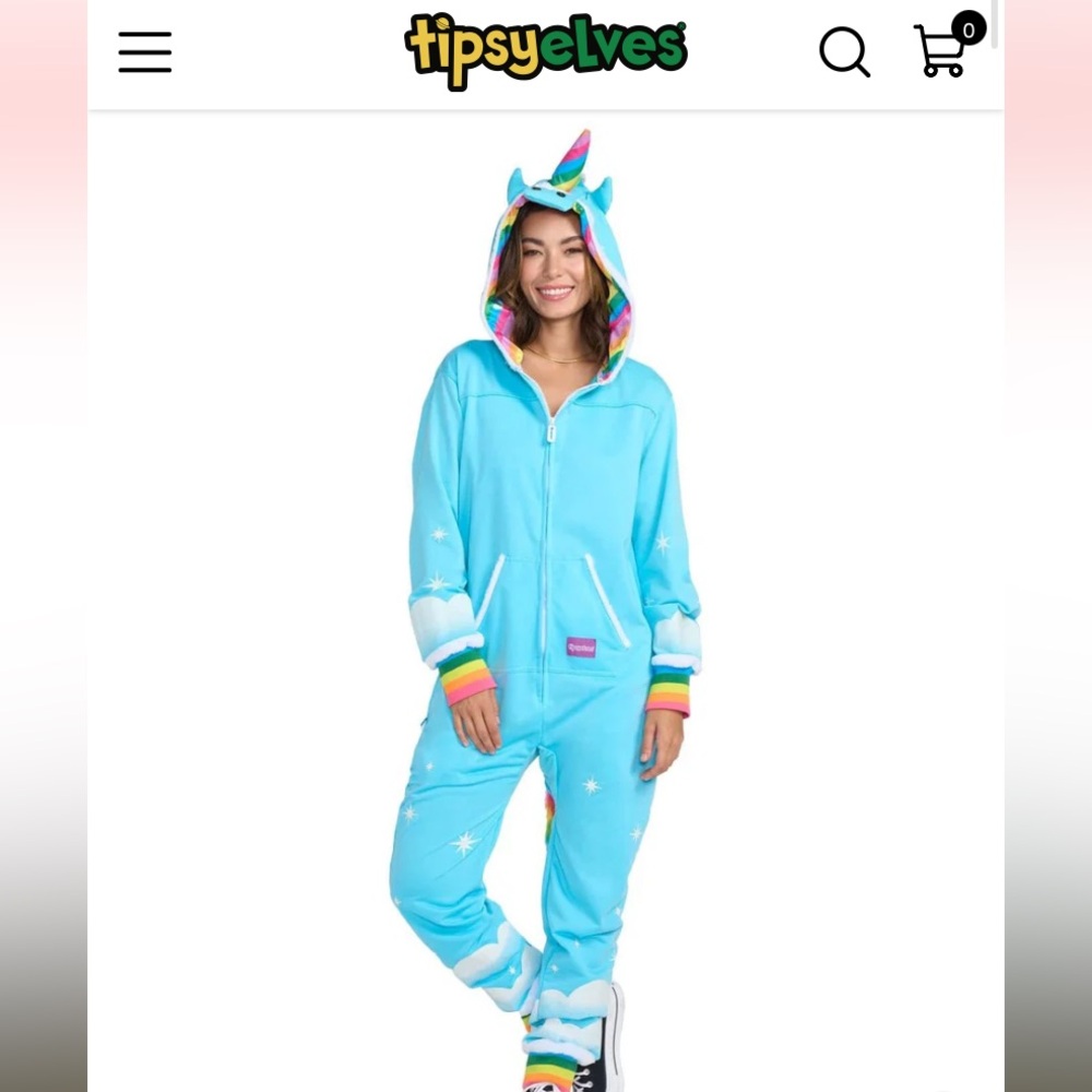 Tipsy Elves Women’s Unicorn Onesie